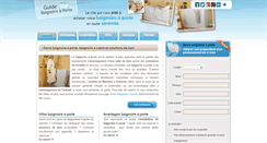 Desktop Screenshot of guide-baignoire-a-porte.net