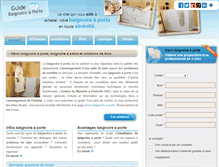 Tablet Screenshot of guide-baignoire-a-porte.net